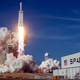 The Falcon Heavy demo flight.